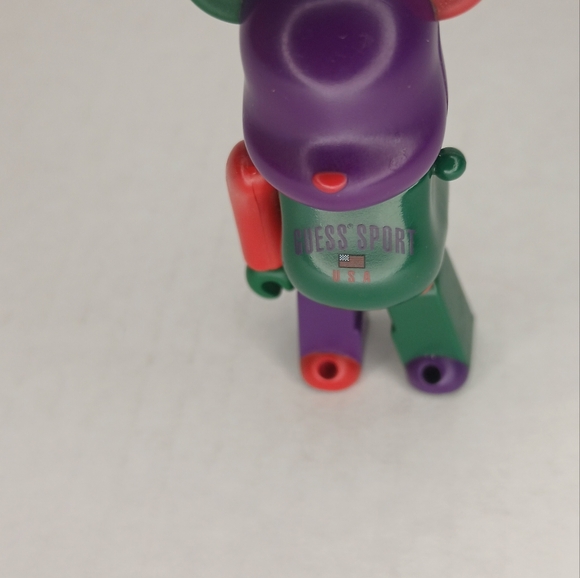 BE@RBRICK 100% & 400%  Guess Sport Logo Medicom toy bearbrick from Japan - Picture 14 of 16